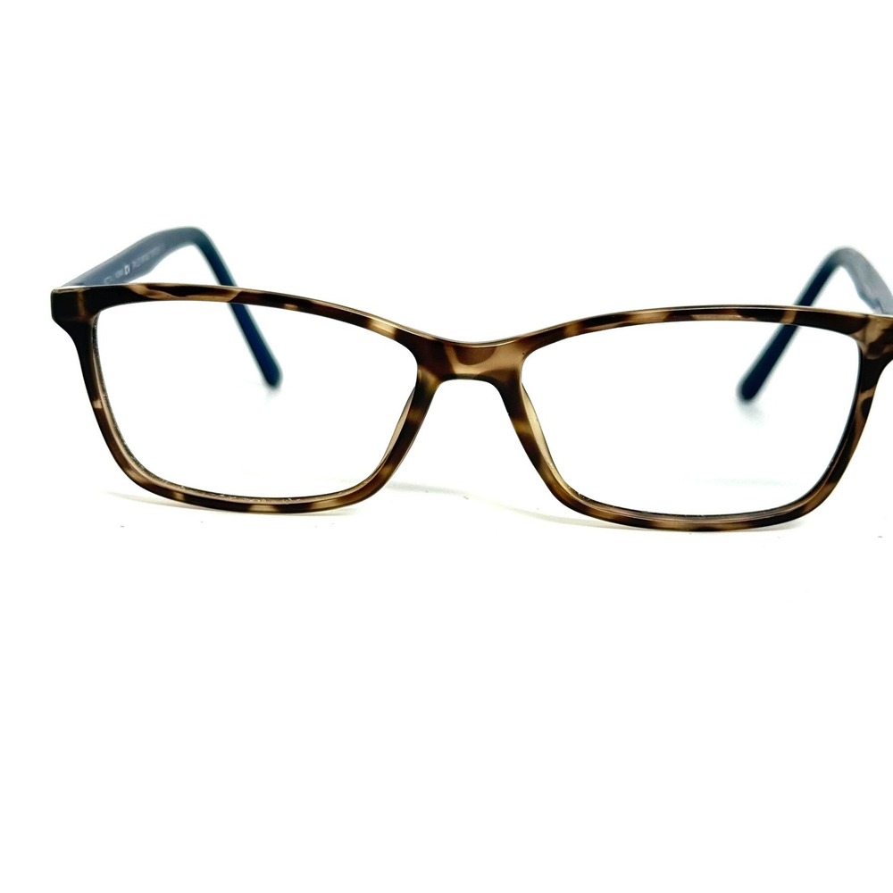 BCBGMAXAZRIA Taylee Vintage Tortoise Eyeglasses Blue Arms 52-14-140